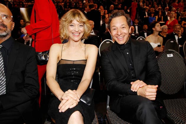 Christoph Maria Herbst und Heike Makatsch mit Freund Trystan Pütter im Saal bei der Verleihung der Lola - Deutscher Filmpreis 2019 im Palais am Funkturm in Berlin. *** Christoph Maria Herbst and Heike Makatsch with boyfriend Trystan Pütter in the hall at the Lola German Film Awards 2019 at the Palais am Funkturm in Berlin Copyright: xEventpressxGolejewskix(xDeutschexFilmakademiexe.V.x)x
