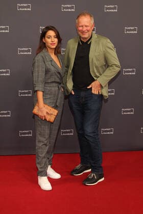 Almila Bagriacik, Axel Milberg, Borowski und das Glueck der Anderen , Filmfest, 03.10.2018, Hamburg, *** Almila Bagriacik, Axel Milberg, Borowski und das Glueck der Anderen , Filmfest, 03 10 2018, Hamburg, Copyright: xEventpressxMPx
