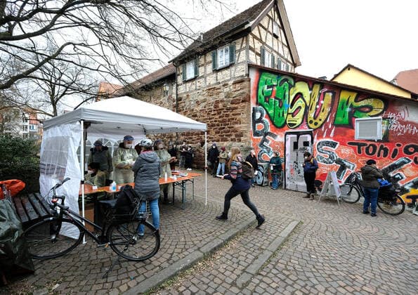 Corona Modellstadt Tübingen, Schnelltest für das Erhalten eines Tagestickets
