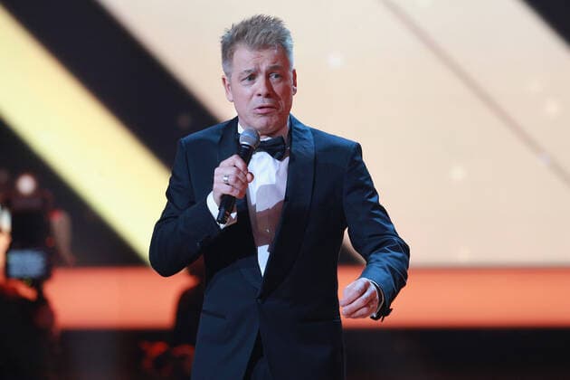 Michael Mittermeier in der Live Sendung bei der 53 Verleihung der Goldenen Kamera in der Hamburger Messe in Hamburg. *** Michael Mittermeier in the live broadcast at the 53 award ceremony of the Golden Camera in the Hamburg fair in Hamburg Copyright: xEventpressx