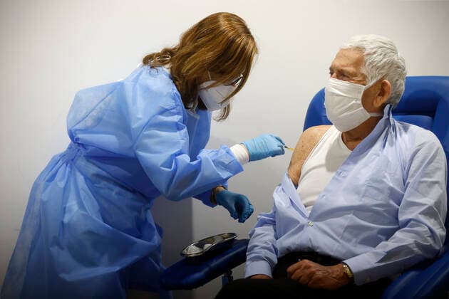 Rome, 23 March 2021. Administration of the vaccine against Covid-19 at the Auditorium Parco della Musica Editorial Usage Only  Copyright: xVincenzoxLivierix xIPAx