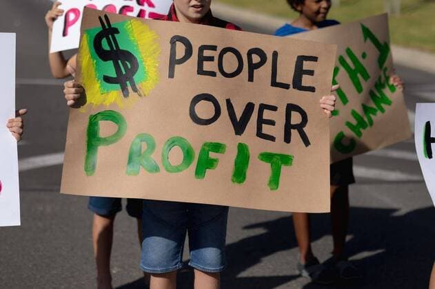 Group of elementary school pupils walking on a protest march Front view mid section of a diverse group of elementary school pupils on a protest march, carrying signa with environmental and conservation slogan on them and walking down a road in the sun, model released, , property released, Cape Town, South Africa, 01.12.2019, 1303598.jpg, people,real people,classmates,school,elementary school,primary school,protest,demonstration,communication,together,interacting,community,society,environmental issues,eco,green,sign,banner,education,student,pupil,information,environment,global warming,climate change,youth,future,concern,global,earth,activism,pollution,ecology,change,conservation,values,holding,marching,walking,slogan,message,politics,attitu