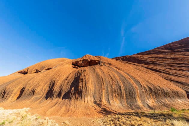 Australia, Northern Territory, Desert landscape of Uluru Kata Tjuta National Park property released FOF12059