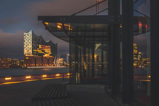 Germany, Hamburg, Anleger theatre and Elbe Philharmonic Hall KEBF01814
