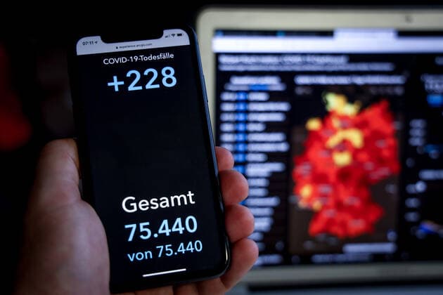 Coronavirus in Deutschland - Covid-19-Dashboard des Robert Koch-Institut 25.03.2021: Robert Koch-Institut: COVID-19-Todesfälle 75.440. Zugang um 228 gegenüber dem Vortag.