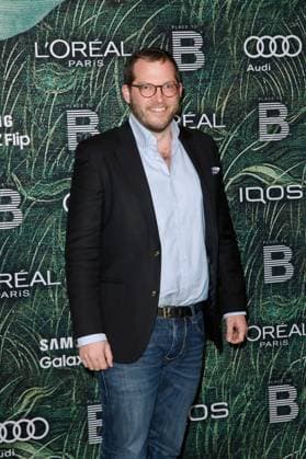 Julian Reichelt beim Place To B Pre-Berlinale-Dinner im Restaurant Tim Raue in ?Berlin anlässlich der 70. Berlinale. *** Julian Reichelt at the Place To B Pre Berlinale Dinner at Restaurant Tim Raue in Berlin on the occasion of the 70 Berlinale Copyright: xEventpressxGolejewskix
