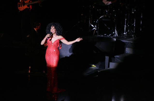 Entertainment Bilder des Tages March 28, 2021, Costa Mesa, California, USA: Diana Ross performs at the Candlelight dinner at the Segerstrom Center for the Arts. Costa Mesa USA - ZUMAk145 20210328_zap_k145_003 Copyright: xNicholasxKoonx
