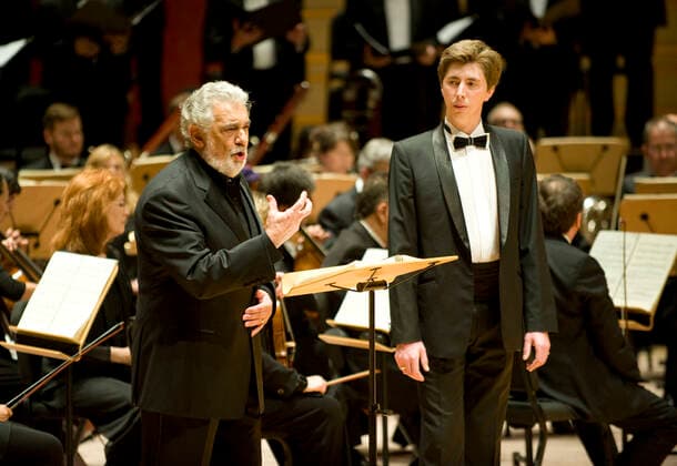 March 28, 2021, Costa Mesa, California, USA: Placido Domingo performs in an LA Opera Off Grand production of THAIS at the Segerstrom Center for the Arts. Costa Mesa USA - ZUMAk145 20210328_zap_k145_026 Copyright: xNicholasxKoonx