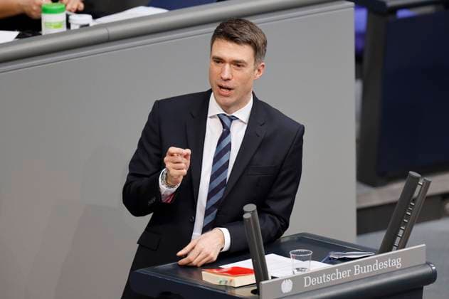 Stefan Müller in der 219. Sitzung des Deutschen Bundestages im Reichstagsgebäude. Berlin, 26.03.2021 *** Stefan Müller at the 219 session of the German Bundestag in the Reichstag building Berlin, 26 03 2021 Foto:xC.xHardtx xFuturexImage