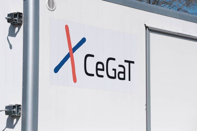 Tuebingen Corona Teststation auf dem Gelaende der CeGaT GmbH, Tuebingen, 30.03.2021 Eine mobile Sanitaetsstation. Hier werden Corona Tests angeboten. Tuebingen, 30.03.2021 Copyright: xEibner-Pressefoto ThomasxDingesx EP_TDS