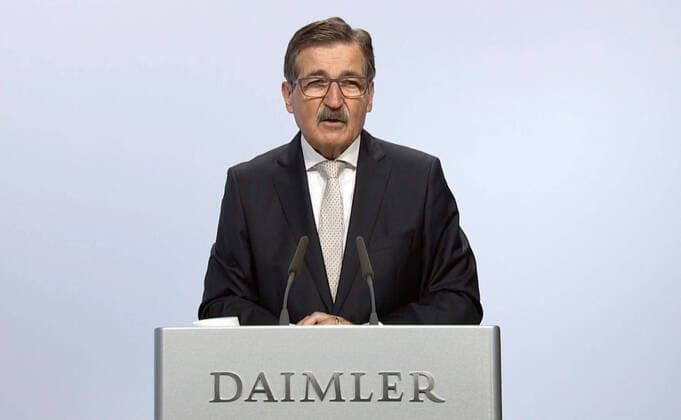 News Themen der Woche KW13 Bilder des Jahres 2021, News 03 März News Bilder des Tages Deutschland, Stuttgart, 31.02.2021 Hauptversammlung der Daimler AG Foto: Dr. Manfred Bischoff, Vorsitzender des Aufsichtsrats der Daimler AG (digitale Fotos der Uebertragung) Hauptversammlung der Daimler AG *** Germany, Stuttgart, 31 02 2021 Annual Meeting of Daimler AG Photo Dr Manfred Bischoff, Chairman of the Supervisory Board of Daimler AG digital photos of the transmission Annual Meeting of Daimler AG