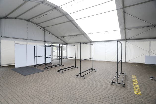 31.03.2021, Tartu Preparations for the covid-19 vaccination center to be built in the Tartu A Le Coq sports building have been completed. Photo Sille Annuk, Tartu PM Tartu Tartumaa Estonia 1SA31MAR21A1  Copyright: xSILLExANNUKx