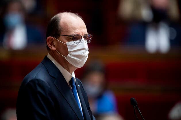 Jean Castex - Premier Ministre NEWS : Declaration du Premier Ministre sur l Evolution de la situation Sanitaire - Paris - 01 04 2021 JBAutissier Panoramic 