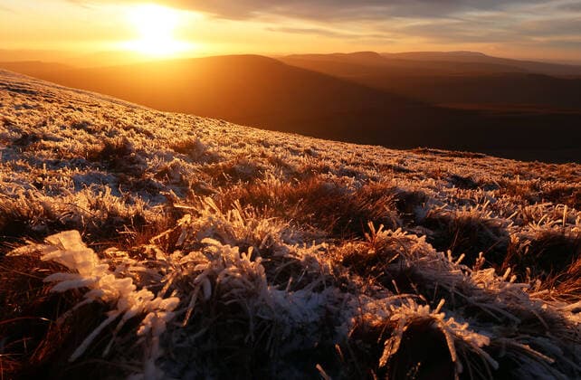 Brecon Beacons in winter, Brecon Beacons National Park, South Wales, United Kingdom, Europe Copyright: DavidxPickford 802-587