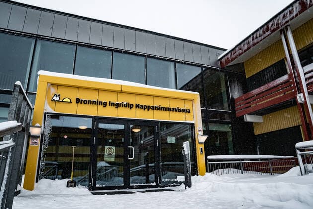 Dronning Ingrids Hospital, Dronning Ingridip Napparsimavissua, i Nuuk, fredag den 2. april 2021.. , Nuuk Denmark Copyright: RitzauxScanpix EmilxHelmsx cop102 spdk20210402-171447-L