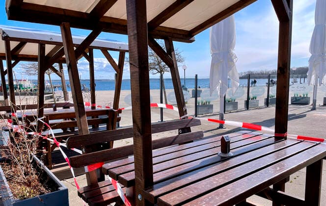 RERIK an der Ostsee LOCKDOWN Deutschland Lockdown an der Ostsee Ostern 2021