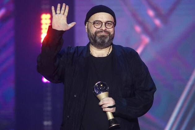 MOSCOW REGION, RUSSIA - APRIL 4, 2021: Composer, producer Maxim Fadeyev at the 2021 Zhara Music Awards ceremony at the Crocus City Hall. Vyacheslav Prokofyev TASS  TS0FB901