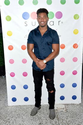 Cameron Armstrong beim Pre-Dinner von virtuellen Konzert von JNA in der Sugar Factory. Los Angeles, 05.04.2021