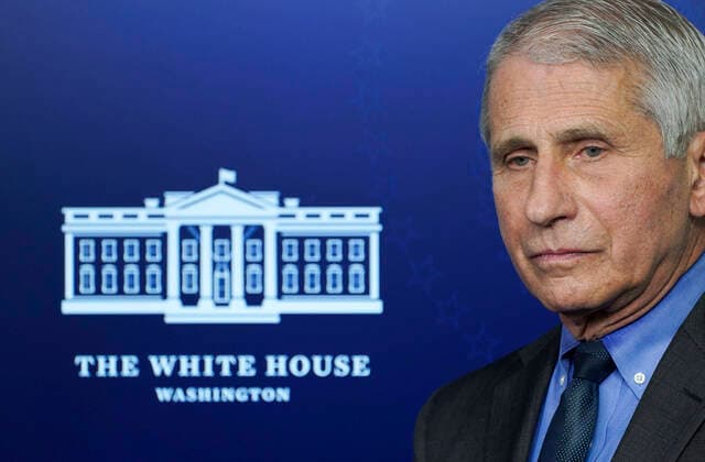 April 13, 2021, Washington, District of Columbia, USA: Chief Medical Advisor to the President Dr. Anthony Fauci participates in a news conference in the James S. Brady Press Briefing Room at the White House in Washington, D.C., on Tuesday, April 12, 2021. Questions directed to Dr. Fauci focused on the announcement that Johnson & Johnson vaccines will be halted across the country after rare clotting cases were reported Washington USA - ZUMAs152 20210413_zaa_s152_247 Copyright: xLeighxVogelx-xPoolxViaxCnpx