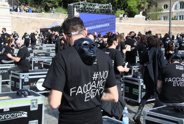 Rome, National show of the entertainment sector and events with 100 trunks in Piazza del Popolo Pictured:  Copyright: xPieroxTenaglix xIPAx xPieroxTenaglix