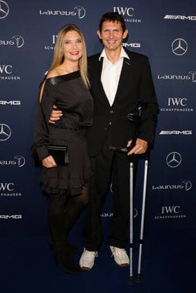 Michael Teuber mit Ehefrau Susanne - 10th Laureus Media Award in Berlin, Germany on 12.11.2014 Copyright: xJamesxColdreyx