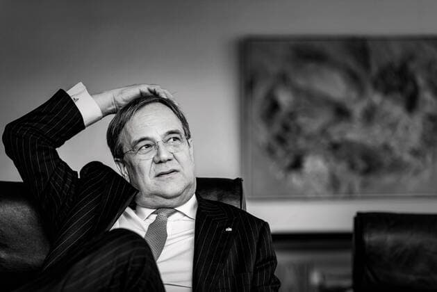 Armin Laschet, CDU, Ministerpräsident des Landes Nordrhein-Westfalen, im Interview BERLIN Germany
