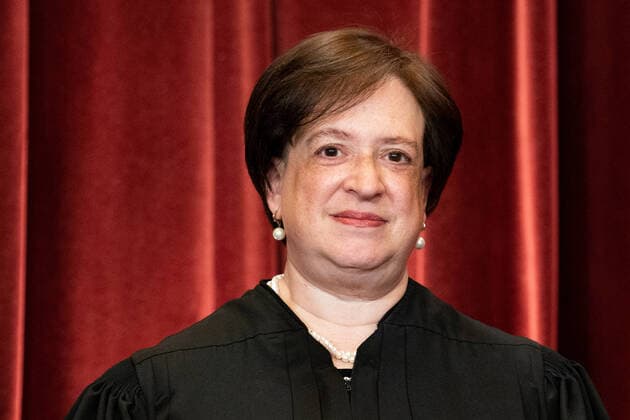 Associate Justice of the Supreme Court Elena Kagan stands during a group photo of the Justices at the Supreme Court in Washington, DC on April 23, 2021. Copyright: xPoolxviaxCNPx MediaPunchx