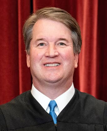 Associate Justice of the Supreme Court Brett Kavanaugh stands during a group photo of the Justices at the Supreme Court in Washington, DC on April 23, 2021. Copyright: xPoolxviaxCNPx MediaPunchx