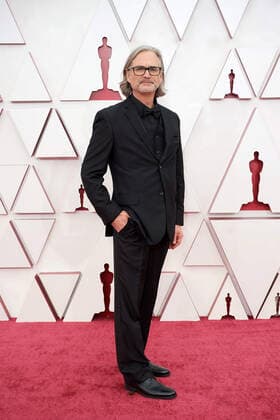OscarÂ® nominee Michael Scheuerman arrives on the red carpet of The 93rd OscarsÂ® at Union Station in Los Angeles, CA on Sunday, April 25, 2021. Los Angeles CA USA  Copyright: xMattxPetitx 34135111THA