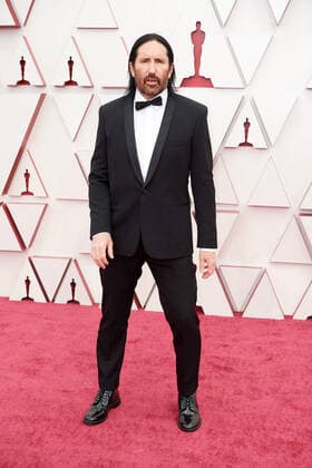 OscarÂ® nominee Trent Reznor arrives on the red carpet of The 93rd OscarsÂ® at Union Station in Los Angeles, CA on Sunday, April 25, 2021. Los Angeles CA USA  Copyright: xMattxPetitx 34135124THA