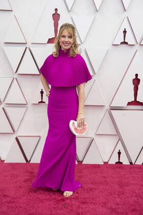 OscarÂ® nominee Erica Rivinoja arrives on the red carpet of The 93rd OscarsÂ® at Union Station in Los Angeles, CA on Sunday, April 25, 2021. Los Angeles CA USA  Copyright: xMattxPetitx 34135135THA