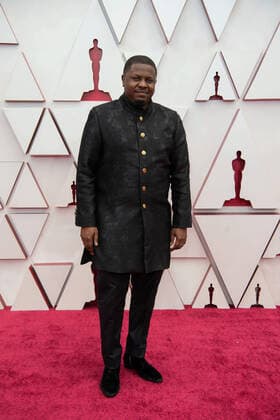 OscarÂ® nominee Dernst Emile II arrives on the red carpet of The 93rd OscarsÂ® at Union Station in Los Angeles, CA on Sunday, April 25, 2021. Los Angeles CA USA  Copyright: xMattxPetitx 34135170THA