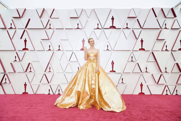 Entertainment Bilder des Tages OscarÂ® nominee Carey Mulligan arrives on the red carpet of The 93rd OscarsÂ® at Union Station in Los Angeles, CA on Sunday, April 25, 2021. Los Angeles CA USA  Copyright: xMattxPetitx 34135199THA