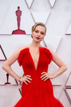 OscarÂ® nominee Amanda Seyfried arrives on the red carpet of The 93rd OscarsÂ® at Union Station in Los Angeles, CA on Sunday, April 25, 2021. Los Angeles CA USA  Copyright: xMattxPetitx 34135244THA