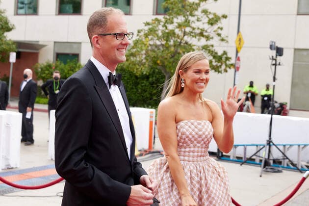 OscarÂ® nominees Pete Docter and Dana Murray arrive on the red carpet of The 93rd OscarsÂ® at Union Station in Los Angeles, CA on Sunday, April 25, 2021. Los Angeles CA USA  Copyright: xMattxSaylesx 34135298THA
