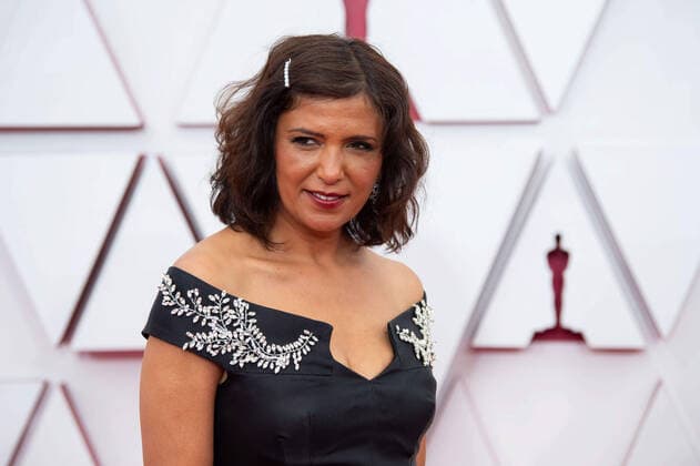 OscarÂ® nominee Kaouther Ben Hania arrives on the red carpet of The 93rd OscarsÂ® at Union Station in Los Angeles, CA on Sunday, April 25, 2021. Los Angeles CA USA  Copyright: xMattxPetitx 34135353THA