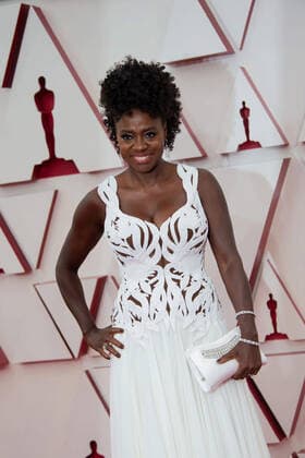OscarÂ® nominee Viola Davis arrives on the red carpet of The 93rd OscarsÂ® at Union Station in Los Angeles, CA on Sunday, April 25, 2021. Los Angeles CA USA  Copyright: xMattxPetitx 34135356THA