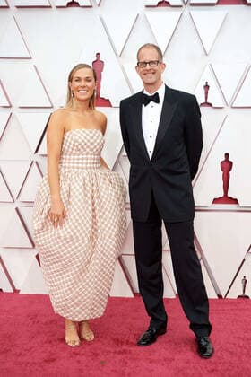 April 25, 2021, Los Angeles, California, USA: Oscar nominees DANA MURRAY and PETER DOCTER arrive on the red carpet of The 93rd Oscars at Union Station. Los Angeles USA  - ZUMA 20210425_mda_z03_139 Copyright: xMattxPetitx