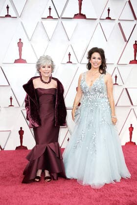 Rita Moreno and Fernanda Luisa Gordon arrive on the red carpet of The 93rd OscarsÂ® at Union Station in Los Angeles, CA on Sunday, April 25, 2021. Los Angeles CA USA  Copyright: xMattxSaylesx 34135525THA