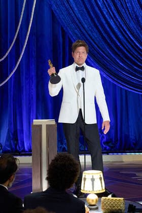 Tomas Vinterberg accepts the OscarÂ® for International Feature Film on behalf of Denmark during the live ABC Telecast of The 93rd OscarsÂ® at Union Station in Los Angeles, CA on Sunday, April 25, 2021. Los Angeles CA USA  Copyright: xToddxWawrychukx 34135652THA