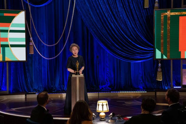 Yuh-Jung Youn accepts the OscarÂ® for Actress in a Supporting Role during the live ABC Telecast of The 93rd OscarsÂ® at Union Station in Los Angeles, CA on Sunday, April 25, 2021. Los Angeles CA USA  Copyright: xToddxWawrychukx 34135785THA