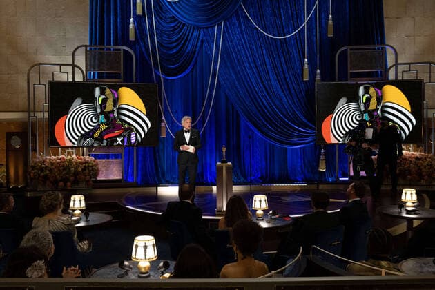 Harrison Ford presents the Oscars for Film Editing during the live ABC Telecast of The 93rd Oscars at Union Station in Los Angeles, CA on Sunday, April 25, 2021. Los Angeles CA USA  Copyright: xToddxWawrychukx 34135948THA