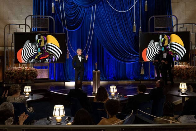 Harrison Ford presents the Oscars for Film Editing during the live ABC Telecast of The 93rd Oscars at Union Station in Los Angeles, CA on Sunday, April 25, 2021. Los Angeles CA USA  Copyright: xToddxWawrychukx 34135949THA
