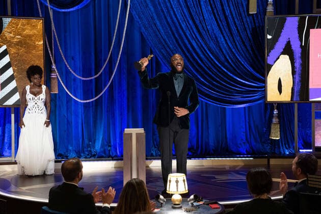 Tyler Perry accepts the Gene Hersholt Humanitarian Award during the live ABC Telecast of The 93rd Oscars at Union Station in Los Angeles, CA on Sunday, April 25, 2021. Los Angeles CA USA  Copyright: xToddxWawrychukx 34135985THA