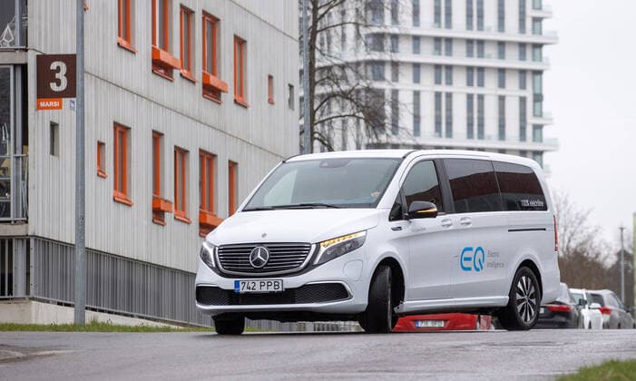 23.04.2021, Tallinn Mercedes-Benz EQV test drive. Photo Tairo Lutter, Postimees Tallinn Harjumaa Estonia 1TL23APR21A24  Copyright: xTairoxLutterx Mercedes-Benz EQV