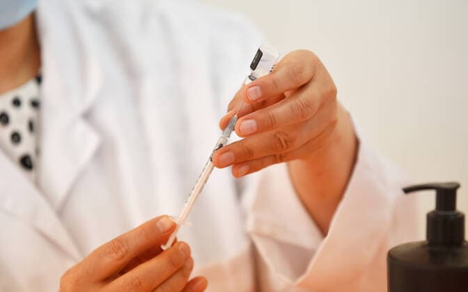 April 27, 2021, Tunis, Tunisia: A medical worker prepares a dose of the Pfizer-BioNTech COVID-19 vaccine at Ariana Youth Center as vaccination centers across the country experience an influx of registrations during Ramadan. Tunis Tunisia - ZUMAs197 20210427_zaa_s197_032 Copyright: xJdidixWassimx