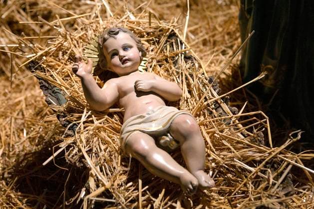 Jesukind in der Krippe *** Baby Jesus in the manger 1065524566