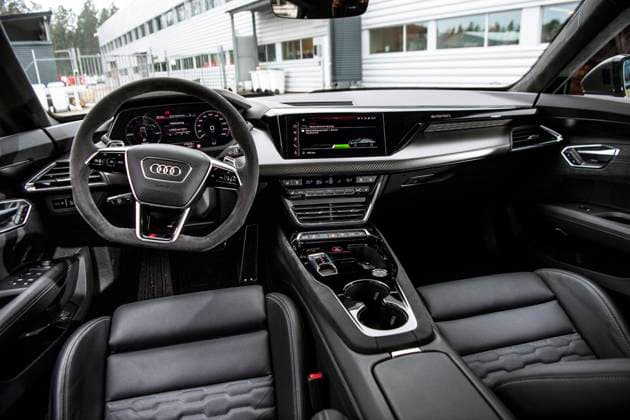 Electric car Audi RS E-tron GT, interior detail SÖDERTÄLJE SVERIGE x10050x *** Electric car Audi RS E tron GT, interior detail SÖDERTÄLJE SWEDEN x10050x,  Copyright: xPontusxLundahl TTx AUDI RS E-TRON GT