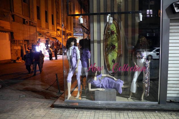 (210506) -- CAIRO, May 6, 2021 -- Photo taken on May 6, 2021 shows a closed store in Cairo, Egypt. Egyptian Prime Minister Mostafa Madbouly on Wednesday announced two-week new precautionary measures to control the spread of the COVID-19. Madbouly said in a televised press conference that restaurants, cinemas, shops, malls, clubs and entertainment facilities will be closed at 9 p.m. local time (1900 GMT) for two weeks starting the evening of Thursday, just ahead of the end of the Islamic holy month of Ramadan and the feast festival Eid al-Fitr. ) EGYPT-CAIRO-COVID-19-MEASURES AhmedxGomaa 