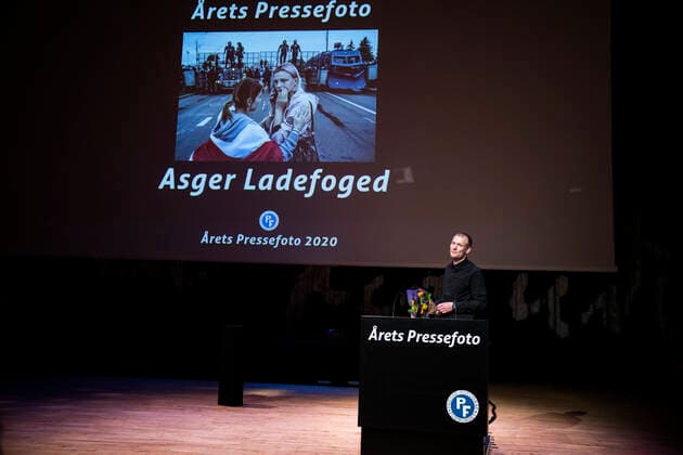 Asger Ladefoged vinder for AArets pressefoto. Vinderne af AArets Pressefoto offentliggoeres Prisoverraekkelsen finder sted i Den Sorte Diamant i Koebenhavn fredag den 7. maj 2021. , Denmark Copyright: MartinxSylvestx cop102 spdk20210507-160759-L